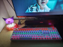 雷柏（Rapoo） V500PRO升级款 104键有线背光机械键盘 游戏电竞笔记本电脑办公全键无冲可编程键盘 白色红轴 实拍图