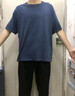至唯 深咖色日系风男装t恤高克重廓形二本针纯棉短袖男士夏季落肩衣服 DSA140-1-XT6372-藏青色 2XL【推荐130-150斤】 实拍图