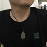 琢玉八刀和田玉观音吊坠男款观音菩萨冰种挂件项链送老公男友生日节日礼物 浅青玉 附送鉴定证书 实拍图