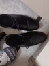 海澜之家HLA商务休闲鞋男轻奢小牛皮正装鞋男皮鞋男 254A 黑色  升级  39 实拍图