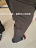 洛兹休闲裤男春季新款直筒宽松商务男裤青年春秋弹力抗皱冰丝西装裤子 黑色【春秋季款】 35 【2尺8腰围】 实拍图
