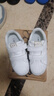 巴布豆（BOBDOG）童鞋春春秋新款韩版儿童小白鞋女宝宝板鞋男童休闲运动鞋 白/金 33 适合脚长20.4cm 实拍图