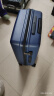 小米行李箱24英寸大容量拉杆箱男旅行箱女密码箱皮箱子青春款蓝色 实拍图