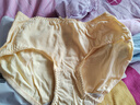 宜而爽 4条装男士内裤3A级抑菌女士内裤男平角裤大码中腰透气弹力四角裤 女低腰款（100%棉）亮粉+浅杏+粉蓝+浅紫 M(女160) 实拍图