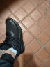 阿迪达斯 （adidas）男鞋 24春季新款运动鞋轻便休闲鞋透气网面鞋黑色缓震跑步鞋子男 黑武士跑步鞋/店长推荐/晒图退15 40.5 (250mm) 实拍图