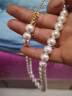 卓麦 经典正圆大珍珠项链年轻款妈妈10mm淡水珍珠人造锁骨链生日礼物 正圆珍珠项链（人造珍珠） 实拍图