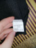 AEMAPE 卫衣男秋冬款拼接圆领套头打底衫男长袖男士上衣 黑色 XL  实拍图