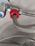 海立304不锈钢丝编织软管热水器冷热水管金属马桶角阀上给进水管50cm 实拍图