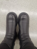 百思图冬季商场新款复古及踝时装靴加绒真皮女短靴GD002DD3 黑色 39 晒单实拍图