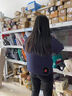 金薇朵36V降温空调服男款制冷带四个风扇的衣服工人防暑工地工作服夏季 2风扇宝蓝2件+36V挂腰大电池1套【3C认证】 L 【110-125斤】顺丰极速达 实拍图