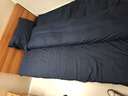 南极人（Nanjiren）被子褥子套装一整套学生宿舍六件套被褥全套单人双人八件套 藏青 【被子套装 一站购齐】 单人 床单款 被芯1.5*2.0m 5斤 五件套 实拍图
