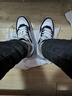 李宁休闲鞋男鞋2026春冬季新款透气低帮情侣潮流经典时尚都达运动板鞋 黑色/标准白 42 实拍图