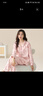 婧麒月子服春夏哺乳产后孕妇睡衣喂奶家居服套装夏季薄款带胸垫 粉色爱心/四季款180g 2XL 实拍图