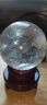 惜蕊天然白水晶球摆件原石打磨办公乔迁开业礼品摆设支持鉴定 直径5厘米 晒单实拍图