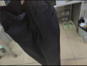 雪凡茜高腰牛仔裤女装九分哈伦裤老爹女士裤子2025年新款显瘦春秋8121 黑色 2XL 建议141-150斤 实拍图