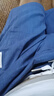 真维斯（Jeanswest）冰丝牛仔短裤男夏季薄款潮流休闲中裤外穿宽松天丝男士五分裤潮牌 浅灰色+浅蓝色 XL 实拍图