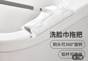 家の物语日本洗脸巾拖把夹纸静电除尘一次性湿巾二次利用卫生间迷你小拖把 洗脸巾小拖把【可伸缩】 实拍图