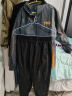 石末（SHIMO）品牌运动套装男两件套立领夹克男时尚休闲套装男外套衣服 灰色 XL 115-135斤 晒单实拍图