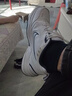 耐克（NIKE）官方男鞋鞋子轻便减震老爹鞋复古运动鞋休闲鞋透气跑步鞋 415445-102白/银LOGO/Air气垫 建议大半码 42.5 实拍图