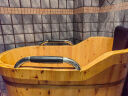 川池（CC）实木泡澡桶木桶浴桶香柏木沐浴桶成人洗澡家用 1.1米【标配五件套】 实拍图