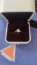 AEAW Jewelry豪华显大18K金镶D色人工培育钻石戒指人造钻石戒指 送女朋友礼物 18k金70分D/VS1/3EX/上海IGI 晒单实拍图