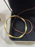 京东京造 莫比乌斯金镶钻手镯 生日礼物送女友送老婆 60号>5g 实拍图