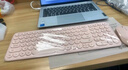 B.O.W航世MK610 无线键盘鼠标套装 复古巧克力按键 笔记本电脑办公通用键鼠套装 白色 实拍图