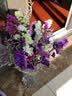 爱满（AIMAN）鲜花真花云南干花花束勿忘我真花家居摆设插花简约混搭满天星干花 黄+紫+浅紫+玫红+白+情人草 30支 干花包 实拍图