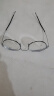 FRANZLISZT 防蓝光近视眼镜框男女复古超轻圆框眼镜架变色防辐射平光手机电脑护目镜可配 黑银 防蓝光1.56非球面镜片0-400丨留言度数 实拍图