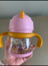 babycare儿童水杯吸管杯婴儿学饮杯宝宝喝水杯带手柄恐龙水杯防摔220ml 实拍图