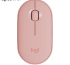罗技（Logitech）LOGITECH PEBBLE鼠标 无线蓝牙鼠标 办公静音鼠标 女性鼠标对称鼠标 鹅卵石造型 玫瑰粉 实拍图