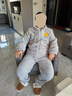 浪莎睡衣男士秋冬季珊瑚绒加厚加绒青年款保暖家居服男式冬天学生套装 LSK3154 2XL 码175-180CM/150-175斤 实拍图