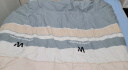 雅鹿·自由自在 纯棉被套单件 100%全棉被罩单双人床学生宿舍 180*220cm 流彩灰 实拍图