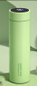 炊大皇保温杯 316L医用级不锈钢茶水分离商务便携智能保温杯 绿色 490ml 实拍图