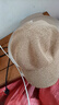 华琉衣新款夏天帽子女韩版百搭贝雷帽子出游遮阳防晒鸭舌帽子八角帽草帽 八角帽【卡其色】 可调节 实拍图