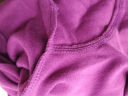 恒源祥中老年秋衣秋裤女纯棉保暖内衣套装打底薄礼盒送妈妈中领紫色165 实拍图