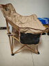 牧高笛（MOBIGARDEN）月亮椅 户外露营便携靠背钓鱼椅懒人椅家庭休闲折叠椅 细沙黄/双人套餐 实拍图