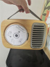 巫（wu）单曲人生CD机复古壁挂式可充电专辑播放器蓝牙音响一体CD播放机  木纹色 晒单实拍图