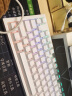 微星（MSI） GK50Z 终结者 有线机械键盘鼠标套装 RGB电竞游戏办公电脑键盘  吃鸡键盘 GK50Z 白色【104键】 青轴 实拍图