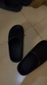 优调拖鞋女厚底踩屎感居家室内静音浴室洗澡防滑防臭大码凉拖鞋男夏 极光黑 42-43 (270mm) 实拍图