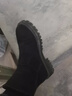 回力雪地靴女鞋新款冬季加绒加厚保暖棉鞋女纯色厚底外穿靴子女 黑色0574 38 实拍图