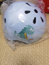小状元 儿童轮滑头盔护具全套装备滑板平衡车运动骑行防摔护生日礼物 小恐龙蓝【头盔护具护臀8件套】 大小可调（适合2-14岁） 实拍图