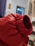 左西男童羽绒服冬季新款儿童三防加厚面包服长款外套 红色 150 实拍图