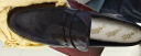 金利来（goldlion）男鞋商务休闲鞋时尚个性皮鞋舒适乐福鞋G582330093AAA黑色40 晒单实拍图