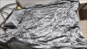 艾薇（AVIVI）冰丝四件套夏季被套裸睡床单枕套凉感套件 冰丝灰 被套200*230cm 实拍图