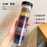 惠寻京东自有品牌 女生简约ins风发圈弹力橡皮筋发饰 筒装发圈混色20条J 实拍图