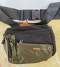 斯帕曼休闲男士腰包2025新款大容量帆布运动胸包男时尚牛津布轻便斜挎包 军绿 实拍图