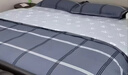 恒源祥四件套全棉纯棉100床上用品宿舍床单被套春夏床品套件多款可选 【40S全棉+AB双版】比伦风情 1.8m 床单款 被套220*240cm 四件套 实拍图