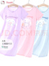 Hello Kitty女童睡裙儿童莫代尔睡衣夏薄女孩裙子宝宝家居服0102紫140cm 实拍图