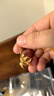 明牌珠宝生日礼物  足金古法黄金平安喜庆云燕项链AFB0205工费350 约41~42+3厘米 约5.34克 实拍图